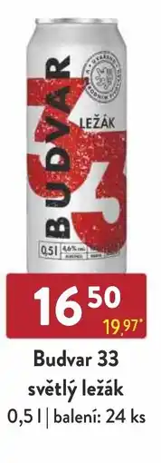 Astur&Qanto Budvar 33 světlý ležák nabídka