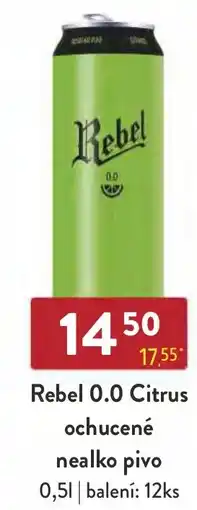 Astur&Qanto Rebel 0.0 Citrus ochucené nealko pivo nabídka