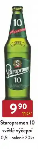 Astur&Qanto Staropramen 10 světlé výčepní nabídka