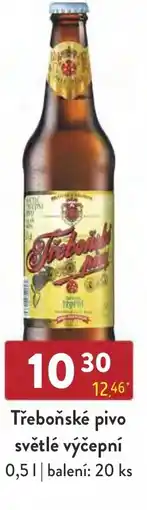 Třeboňské pivo světlé výčepní