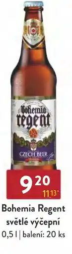 Astur&Qanto Bohemia Regent světlé výčepní nabídka