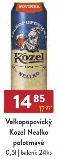 Astur&Qanto Velkopopovický Kozel Nealko polotmavé nabídka