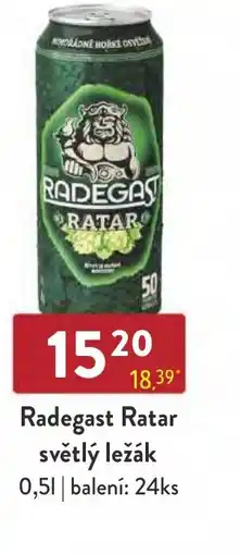 Astur&Qanto Radegast Ratar světlý ležák nabídka
