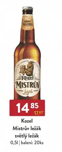 Astur&Qanto Kozel Mistrův ležák světlý ležák nabídka