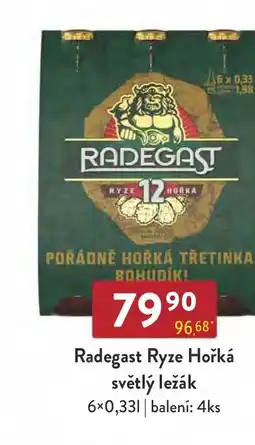 Astur&Qanto Radegast Ryze Hořká světlý ležák nabídka
