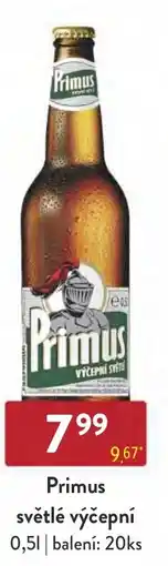 Astur&Qanto Primus světlé výčepní nabídka