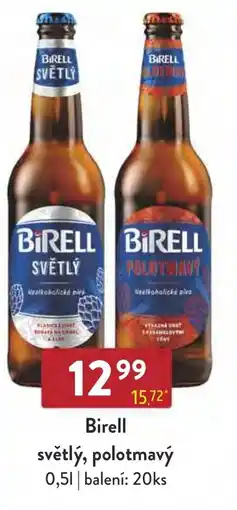 Astur&Qanto Birell světlý, polotmavý nabídka
