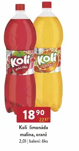 Astur&Qanto KOLI limonáda malina, oranž nabídka