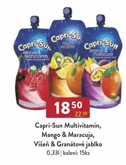 Capri-Sun Multivitamin, Mango & Maracuja, Višeň & Granátové jablko