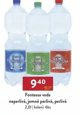 Astur&Qanto Fontessa voda neperlivá, jemně perlivá, perlivá nabídka