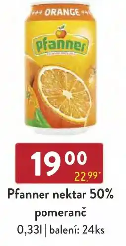 Astur&Qanto Pfanner nektar 50% pomeranč nabídka