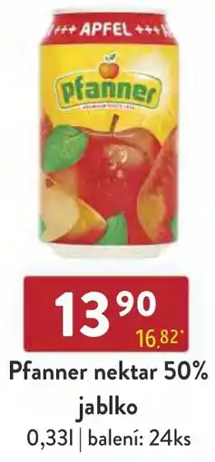 Astur&Qanto Pfanner nektar 50% jablko nabídka