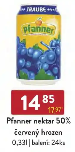 Astur&Qanto Pfanner nektar 50% červený hrozen nabídka