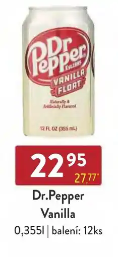 Astur&Qanto Dr.Pepper Vanilla nabídka