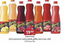 Astur&Qanto Caprio hustý citron, pomeranč, malina, jahoda, jablko, lesní ovoce, višeň nabídka