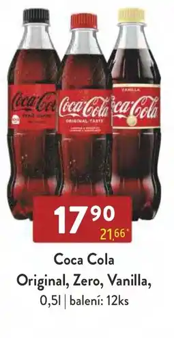 Astur&Qanto Coca Cola Original, Zero, Vanilla nabídka