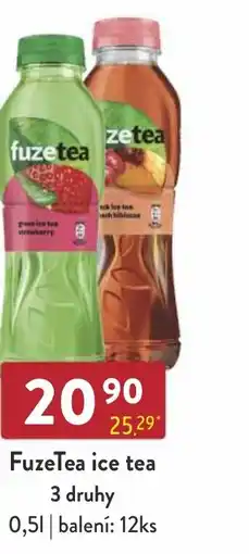 Astur&Qanto FuzeTea ice tea 3 druhy nabídka