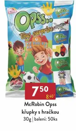 Astur&Qanto McRobin Opss křupky s hračkou nabídka
