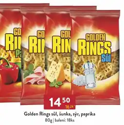 Astur&Qanto Golden Rings sůl, šunka, sýr, paprika nabídka