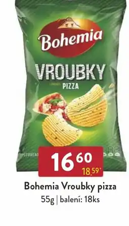 Astur&Qanto Bohemia Vroubky pizza nabídka