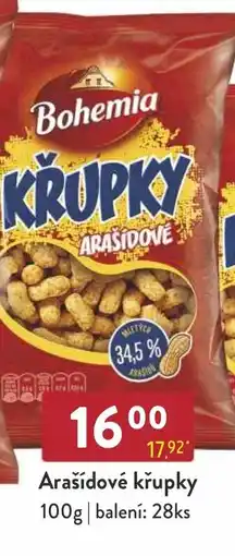 Astur&Qanto Bohemia Arašídové křupky nabídka
