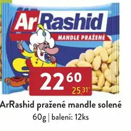 Astur&Qanto ArRashid pražené mandle solené nabídka