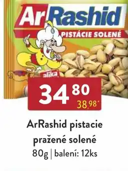 Astur&Qanto ArRashid pistacie pražené solené nabídka