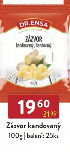 DR.ENSA Zázvor kandovaný