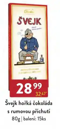 Astur&Qanto Švejk hořká čokoláda s rumovou příchutí nabídka