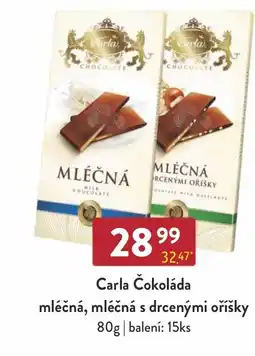 Astur&Qanto Carla Čokoláda mléčná, mléčná s drcenými oříšky nabídka