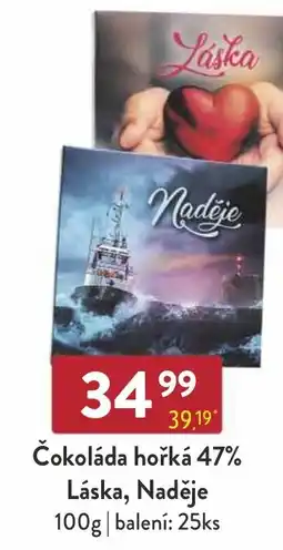 Astur&Qanto Čokoláda hořká 47% Láska, Naděje nabídka