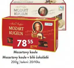 Mozartovy koule Mozartovy koule v bílé čokoládě