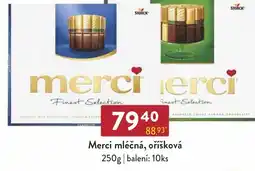 Astur&Qanto Merci mléčná, oříšková nabídka