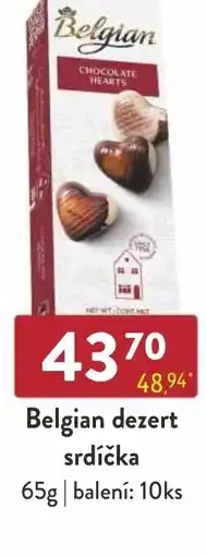 Astur&Qanto Belgian dezert srdíčka nabídka