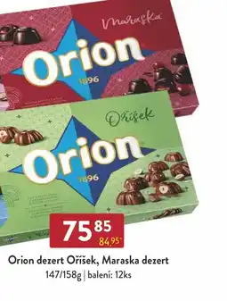 Astur&Qanto Orion dezert Oříšek, Maraska dezert nabídka