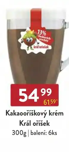 Astur&Qanto Kakaooříškový krém Král oříšek nabídka