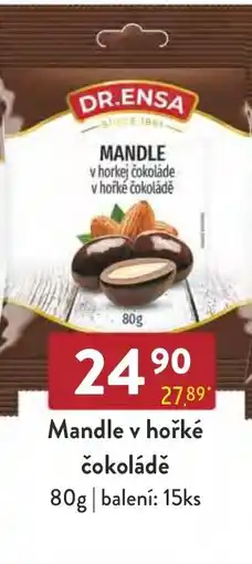 Astur&Qanto DR.ENSA Mandle v hořké čokoládě nabídka