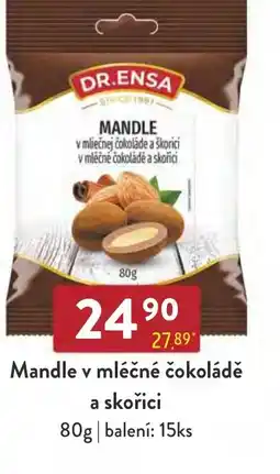 Astur&Qanto DR.ENSA Mandle v mléčné čokoládě a skořici nabídka