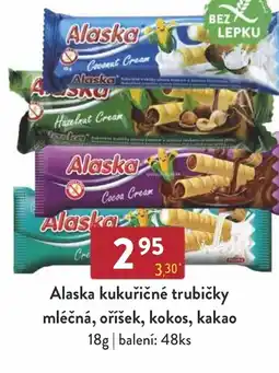 Astur&Qanto Alaska kukuřičné trubičky mléčná, oříšek, kokos, kakao nabídka