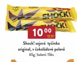 Astur&Qanto Shock! sojová tyčinka original, v čokoládové polevě nabídka
