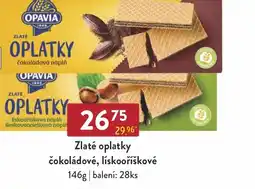 Astur&Qanto Zlaté oplatky čokoládové, lískooříškové nabídka
