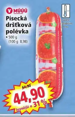 Norma Písecká dršťková polévka nabídka