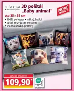 Norma 3D polštář „Baby animal“ nabídka