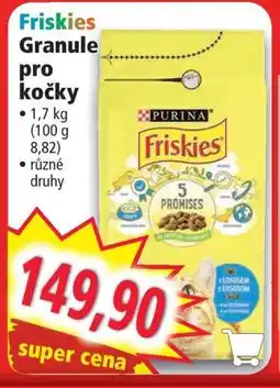 Norma Friskies granule pro kočky nabídka