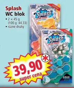 Norma Splash WC blok nabídka