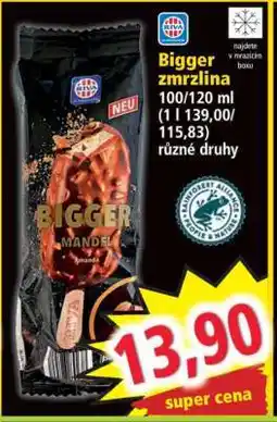 Norma Bigger zmrzlina nabídka
