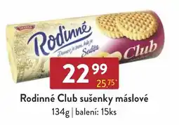 Astur&Qanto Rodinné Club sušenky máslové nabídka