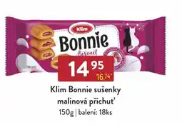 Astur&Qanto Klim Bonnie sušenky malinová příchuť' nabídka