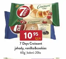 Astur&Qanto 7 Days Croissant jahody, vanilka&cookies nabídka