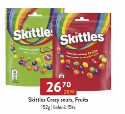 Astur&Qanto Skittles Crazy sours, Fruits nabídka